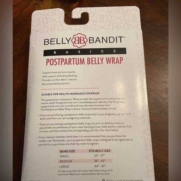 Belly Bandit by Ergobaby Postpartum Belly Wrap (Basics) in Nude Almond - Picture 6 of 6